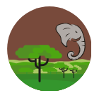elephant in front of a tree